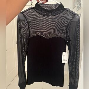 Brand new black blouse formal.